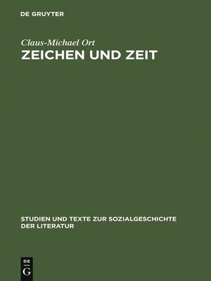cover image of Zeichen und Zeit